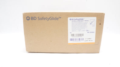 BD 305903 SafetyGlide Injection Ndle w/Luer Slip Syringe 1ml 25Gx5/8in-Box of 50